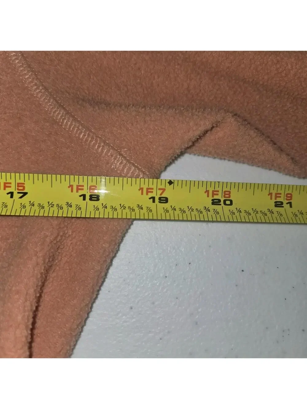 The North Face Coral Peach Lightweight Fleece 1/4 Zip Pullover Women Jacket S/P - Picture 10 of 12